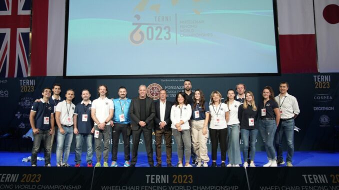 Scherma Terni celebra il trionfo dei Mondiali Paralimpici 2023