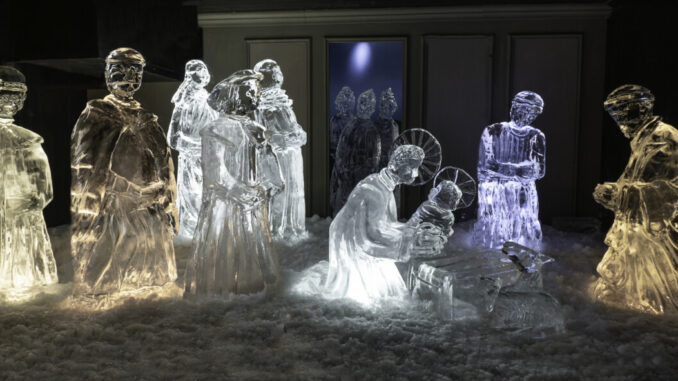 Presepe di Ghiaccio 2024: capolavoro natalizio a Massa Martana