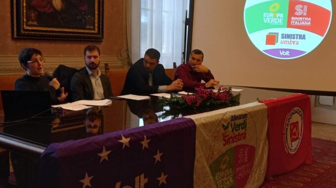 Alleanza Verdi e Sinistra, Rifondazione e Volt insieme a Perugia
