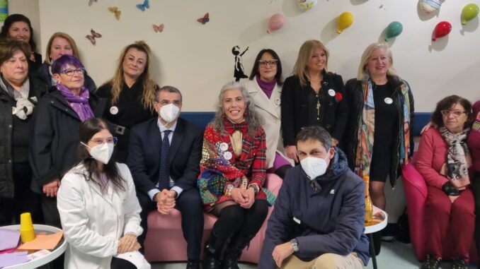 Vivo a Colori, inaugurata la nuova sala d’accoglienza della Breast Unit di Perugia