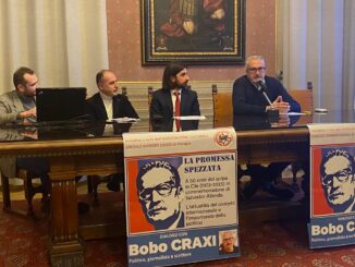 Bobo Craxi a Perugia in Provincia a "La Promessa spezzata"