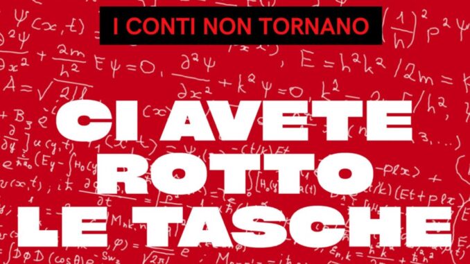 Pensionati umbri in piazza a Roma: ci avete rotto le tasche!