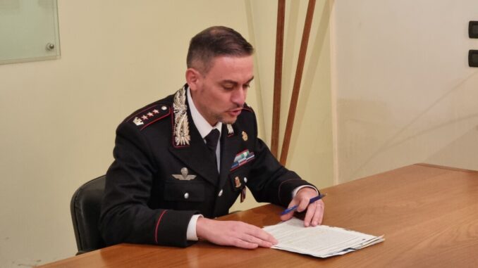 Sicurezza e prevenzione al centro dell'azione, il colonnello molinari dei Carabinieri traccia il bilancio 2023