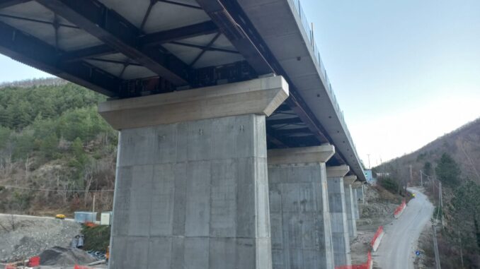 Viadotto Contessa, lavori Anas da 800 tonnellate di acciaio