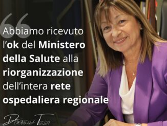 Riorganizzazione rete ospedaliera, Giunta Tesei delibera atto