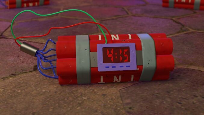 Scoperto bomba artigianale e materiale per la fabbricazione di esplosivi