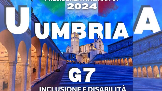 In Umbria il G7 inclusione e disabilità, ad ottobre 2024