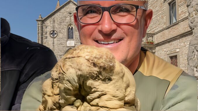 Scoperto maxi-tartufo da 1kg e 100, record a Pietralunga