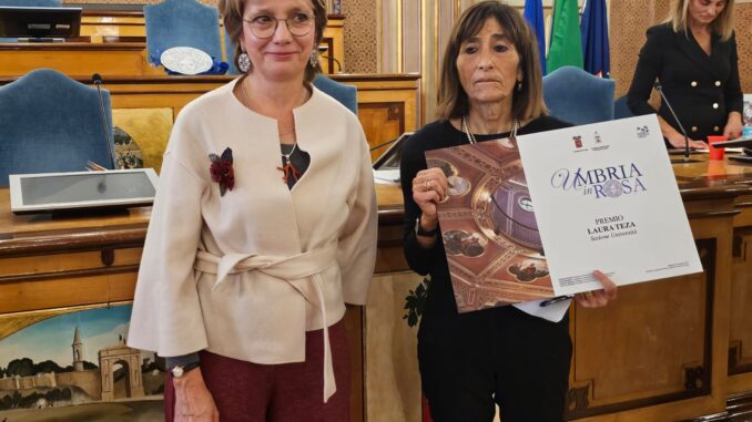 Professoresse ateneo Perugia tra vincitrici premio Umbria in Rosa