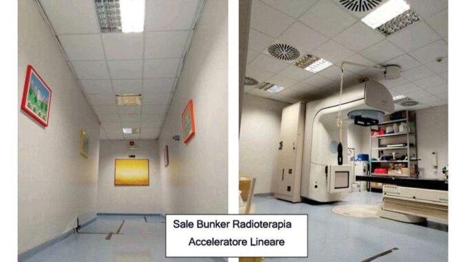 Installazione nuovo acceleratore lineare all'ospedale di Spoleto