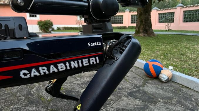 Saetta, il primo cane robot, si unisce all’Arma dei carabinieri