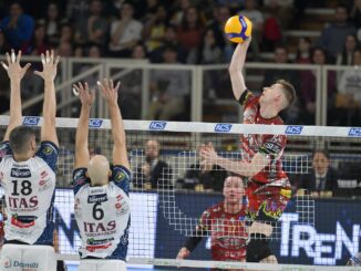 Sir Susa Vim Perugia perde contro Trento, cede vetta Superlega