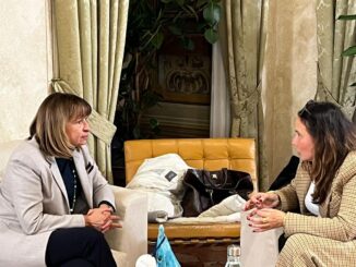 Il Ministro per le Disabilità Locatelli ricevuta dalla Presidente della Regione Tesei a Palazzo Donini