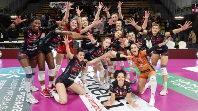 La Bartoccini Fortinfissi Perugia vince sul Messina
