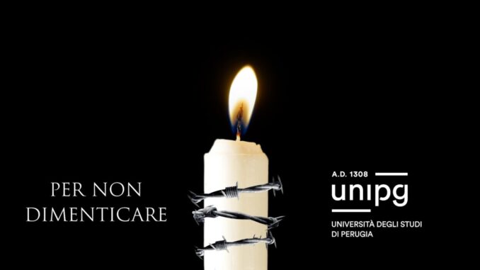 Videomapping chiesa Università commemorare vittime Olocausto