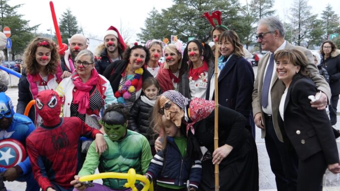 Epifania al Chianelli con la Befana ed i SuperEroiAcrobatici