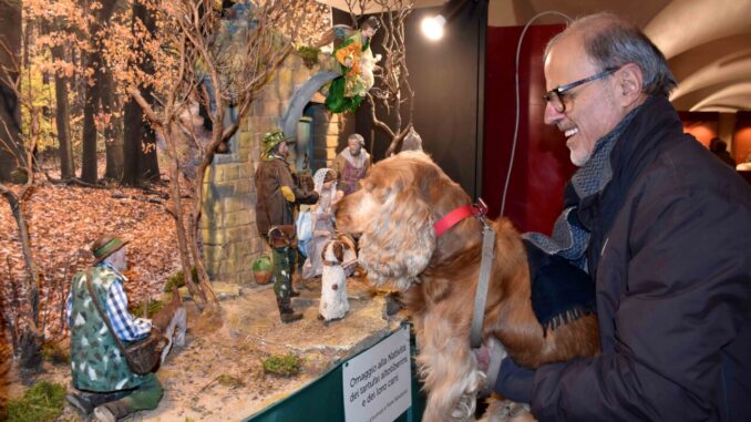 La Storia Emozionante di Leo, il Cane Cieco e il presepe