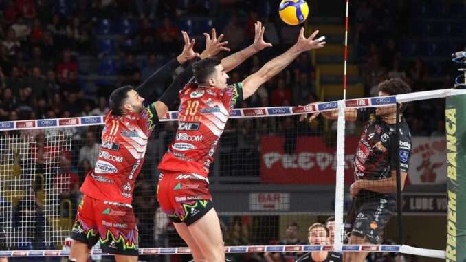 Superlega, la Sir Susa Vim Perugia mette la Lube nel mirino