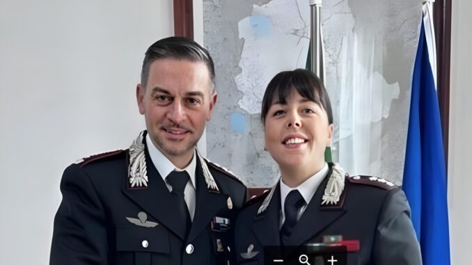 Tamara Nicolai lascia comando compagnia carabinieri Perugia