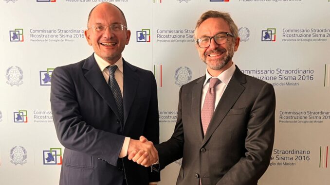 Sisma 2016, il nuovo protocollo tra Commissario Sisma ed E-Distribuzione