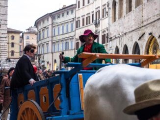 Bartoccio e Rosa Il ritorno in trionfo sul carro (Carnevale 2020)