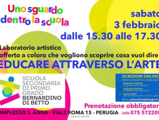 Alla Bernardino di Betto di Perugia si “educa attraverso l’arte”