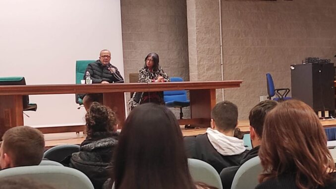 Giovanni Impastato lezione di Giustizia e Libertà a Studenti del Capitini