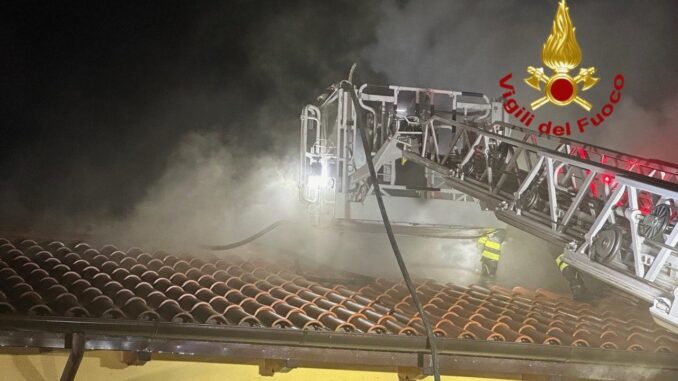 Incendio a San Martino in Colle: nessuna persona coinvolta
