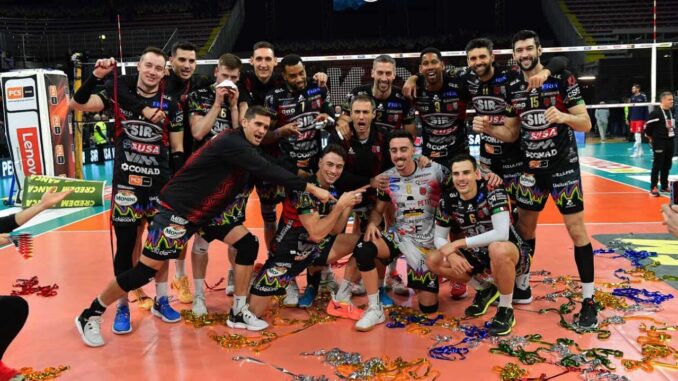 Sir Susa Vim Perugia trionfa in Superlega verso Final Four