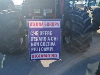 Agricoltori in protesta, una manifestazione ad Orvieto