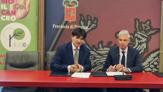 Anci Umbria a sostegno dei malati oncologici insieme ad Aucc