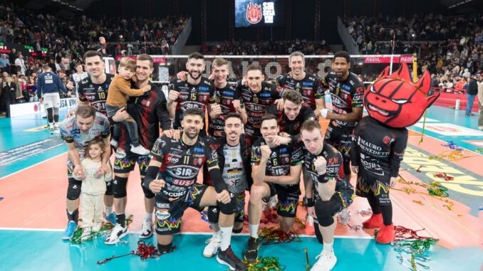 Sir batte Trento 3-1 al PalaBarton