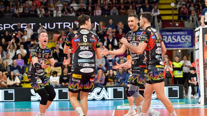 Sir batte Trento 3-1 al PalaBarton