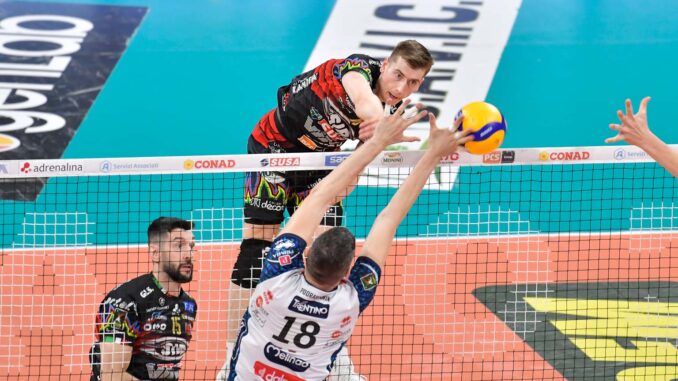 Sir batte Trento 3-1 al PalaBarton