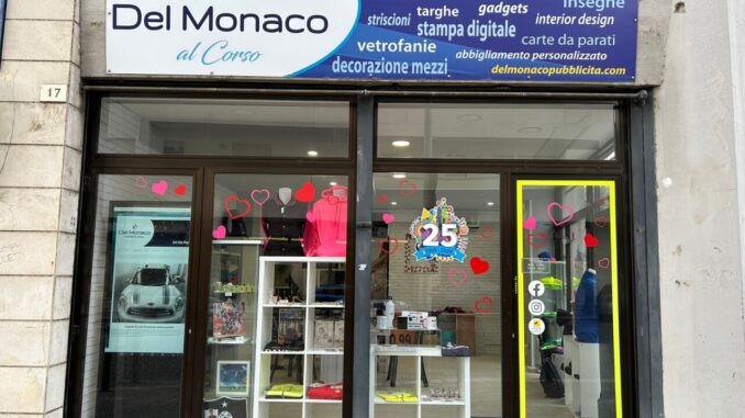 Del Monaco festeggia 25 anni di attività