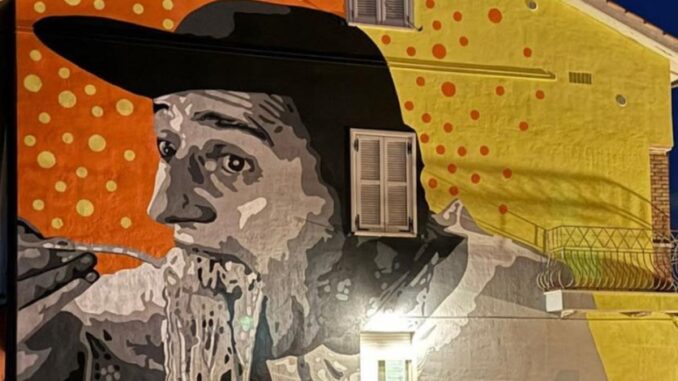 Narni, inaugurazione nuovo murale dedicato al cinema