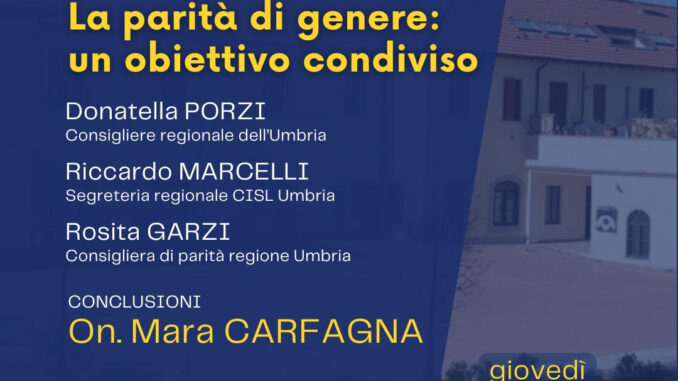 Terni, la parità di genere un obiettivo condiviso