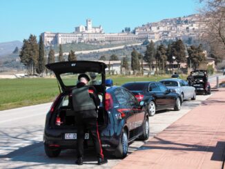 Carabinieri  per il contrasto di furi e spaccio stupefacenti in Assisi