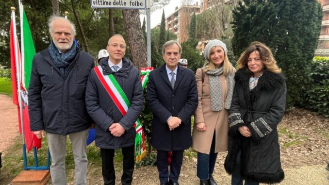 Il Giorno del Ricordo cerimonia al Parco Vittime delle Foibe