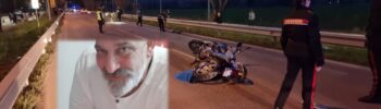 Morto motociclista a Ponte Felcino, è Gianluca Gagliardini, il gestore del bar dei giardini Thebris