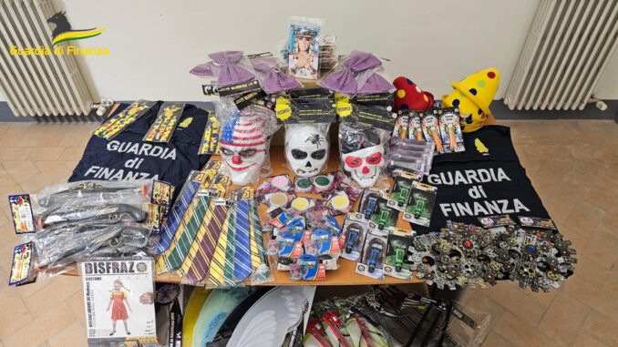 Sequestrati oltre 10mila prodotti non sicuri di Carnevale