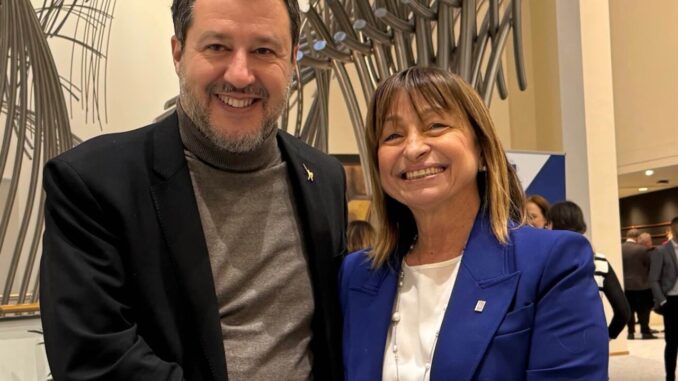 Salvini in Umbria: “Sosteniamo il buon governo della Tesei”