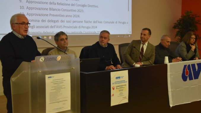 AVIS Perugia, 6158 donazioni nel 2023
