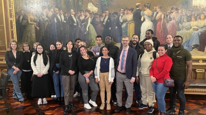 Delegazione di studenti internazionali dell’Università per Stranieri in visita alla “Fondazione Perugia”