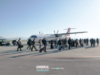 Inaugurata la nuova rotta aerea Perugia Bergamo