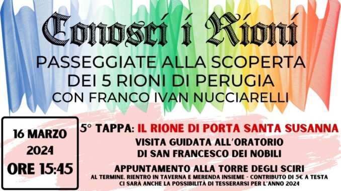 Novità ed aggiornamenti dai Rioni e Perugia1416