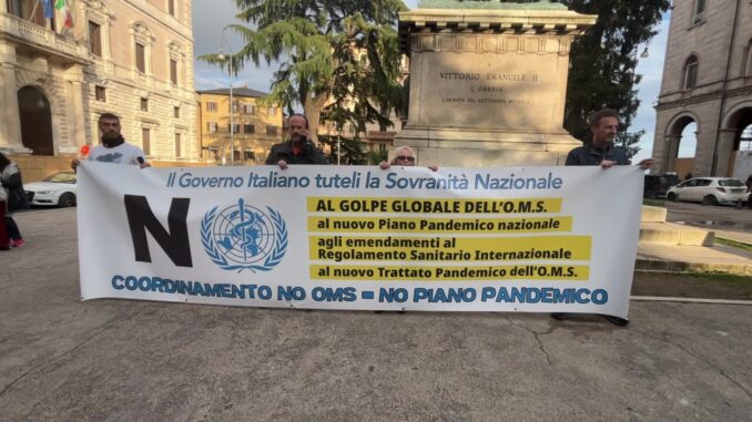 Umbria in piazza: appello per la Sovranità nazionale e la salute