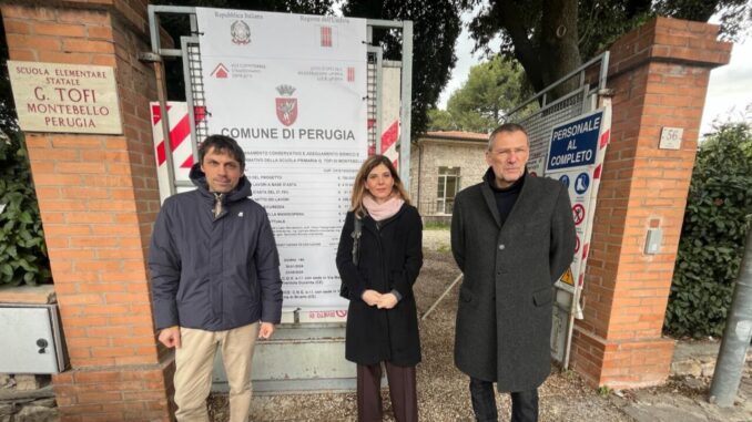 Inizio riqualificazione della scuola primaria a Montebello