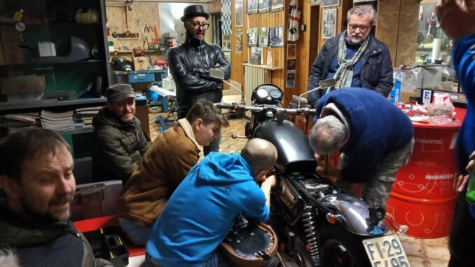 A Città di Castello, la prima officina “condivisa” di Moto "soccorso" 