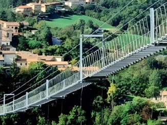 Il Ponte Tibetano di Sellano, tutto pronto per inaugurazione